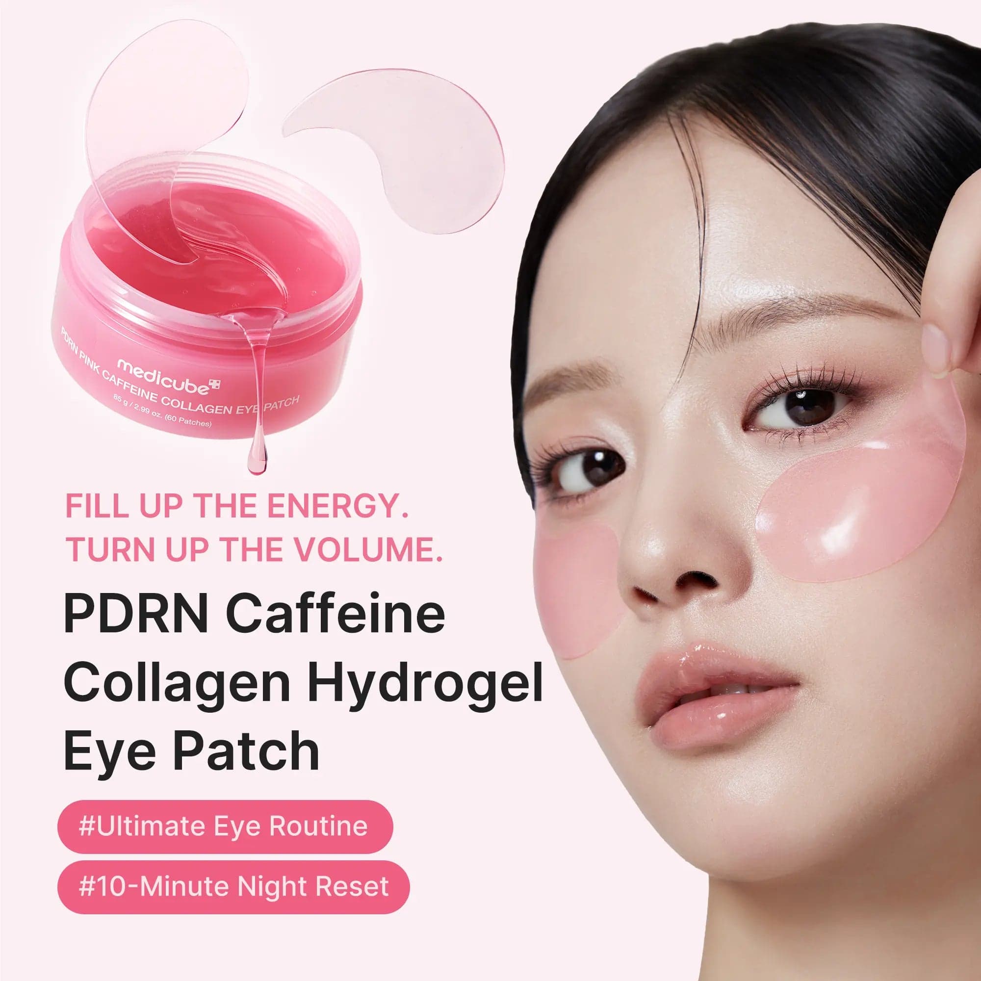 PDRN Caffeine Collagen Eye Patch, overnight eye-area care